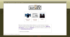 Desktop Screenshot of mistysoftware.com