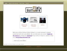 Tablet Screenshot of mistysoftware.com